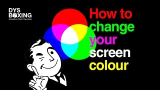 How to Change Your Screen Colour [upl. by Nitsrik591]