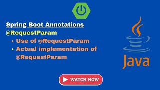 Spring Boot Tutorial 5 Spring Boot Annotations  RequestParam [upl. by Naylor]