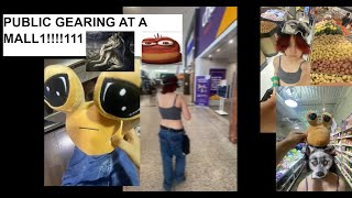 PUBLIC GEARING AT A MALL FOR THE FIRST TIME [upl. by Ekeiram684]