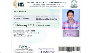 GATE Admit Card 2024 Out Today gate2024iiscacin [upl. by Feerahs]