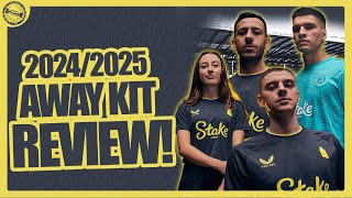 EVERTON 20242025 AWAY KIT REVIEW [upl. by Giorgia]