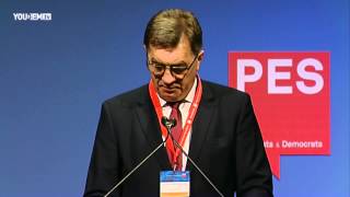 Algirdas Butkevičius speech  PES Congress [upl. by Spring305]