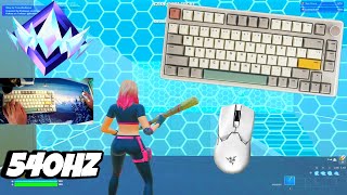 Gamakay TK75SE ASMR Chill🤩 Piece Control 1v1 🏆 Satisfying Keyboard Fortnite Smooth 540HZ 4K [upl. by Yole383]