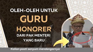 Nasib Guru Honorer 2024 Pak Menteri Tegaskan quotGURU HONORER TETAP AMANquot [upl. by Eelannej240]