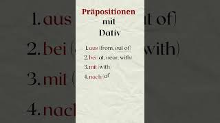 Präpositionen mit Akkusativ und Dativ dativ akkusativ deutsch learngerman [upl. by Uhn]