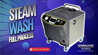 Steam Car Washing with FX1E  Powerful Steam Car Washer [upl. by Agosto55]