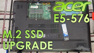 Acer Aspire E5576 M2 SSD Upgrade  Jody Bruchon [upl. by Namzaj]