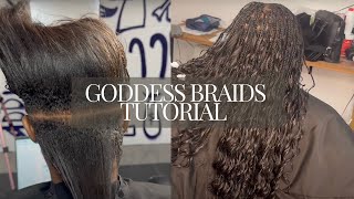 How to Create Gorgeous Goddess Braids  StepbyStep Tutorial Ft SUGAMAMA HAIR [upl. by Pillyhp877]