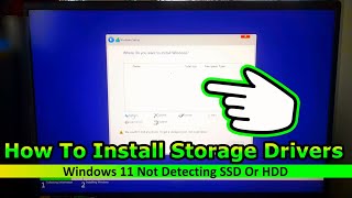 How To Install Storage Drivers – Windows 11 Not Detecting SSD or HDD [upl. by Parthen]