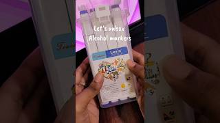 Unboxing alcohol markers 12 shades  art artisticdibya [upl. by Aneehsit748]