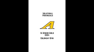 Colonsay Gym 1 Sr Girls Volleyball Provincials 1A Allan Saturday November 16 2024 [upl. by Ennasil]