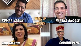 HARSHA BHOGLE IS HERE w Anu Menon amp KV  Wake Up With Sorabh [upl. by Herrle]