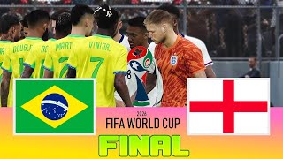 BRAZIL vs ENGLAND  Final FIFA World Cup 2024  Full Match All Goals  Football Match [upl. by Tayib974]