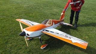 RC Plane  100cc Slick Converted to electric power system [upl. by Isoj]