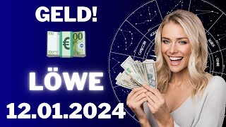 LÖWE ♌️💶 GROSSER GELDSEGEN FÜR DICH 😱 Horoskop  12Januar 2024 löwe tarot [upl. by Harmonia]