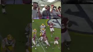 LSU QB fumbles vs Alabama with CTSN radio call shorts [upl. by Jervis]