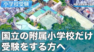 【小学校受験】国立の附属小学校だけ受験をする方へ [upl. by Oiceladni]