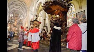 MIS IN HET AANTWAARPS  Carnaval 2023 Eucharistieviering in de SintAndrieskerk [upl. by Kay]