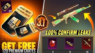 New Premium Crate Is Here  💯 Confirm AKM In Premium Crate  120 Free Premium Crates  PUBGM [upl. by Fink]