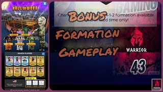 Halloween Season Bonus Formation 3142 full gameplay [upl. by Arikal472]