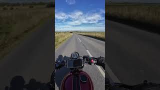 Triumph bobber exhaust sound [upl. by Jeannie]