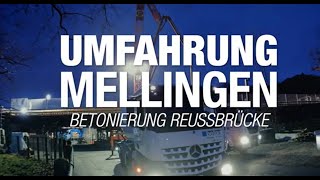 Umfahrung Mellingen  Marti AG Bauunternehmung [upl. by Inuat]