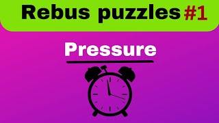 Rebus puzzles with answer 1brain teaser10 rebus puzzles [upl. by Kadner273]