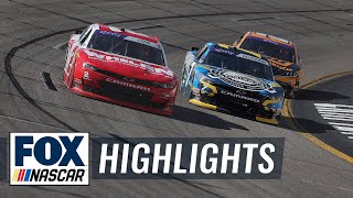 NASCAR Xfinity Series ToyotaCare 250 Highlights  NASCAR on FOX [upl. by Aleuname]