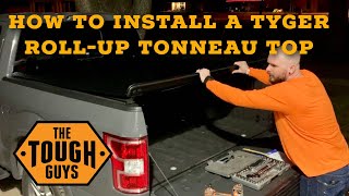 How to Install a Tyger Roll Up Tonneau Bed Cover for a 2018 F150 [upl. by Nellie371]