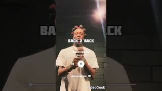 BACK 2 BACK  Zerrydlmusic 🎧🎶 back2back zerry pluto lyrics [upl. by Ardnosak]