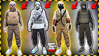 GTA 5 ONLINE 4 TRAJES TRYHARD FEITO 100 EM SESSÃO PÚBLICA COM CALÇA MEIA NA CANELA PRETA BEGE🍷🗿 [upl. by Stine893]