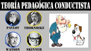 Teoría de Aprendizaje Conductista  Watson Pávlov y Skinner [upl. by Lipcombe]