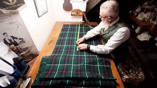 To Make a kilt pleated to the sett introduction [upl. by Rashidi]