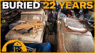 Ford F100 Short Bed Plymouth Barracuda with 367K Miles and a 1963 Ford Fairlane  Barn Find Hunter [upl. by Ahsiral]