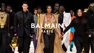 Balmain Mens Fall Winter 2024 Fashion Show [upl. by Julide300]