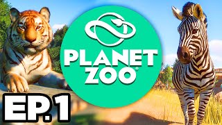 Planet Zoo Ep1  🦁 🐯 🐻 LIONS TIGERS amp BEARS OH MY INTRO amp TUTORIAL Gameplay  Let’s Play [upl. by Berlauda]