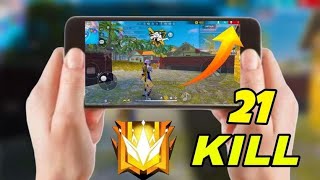 21 💪 kill  Solo Vs Squad  🪂  Full Gameplay  ➡️📱 POCO X6 PRO 🔥 FREE FIRE GAMEPLAY 👍 [upl. by Quitt]