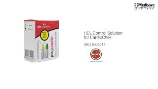 HDL Control Solution for CardioChek BIOS017 [upl. by Haynes]