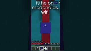 is he on mcdonalds wifi minecraft hiveminigames [upl. by Cristie445]