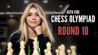 ROUND 10  SWEDEN vs BELGIUM  CHESS OLYMPIAD 2024  Hosted by GM Hammer [upl. by Hamburger661]