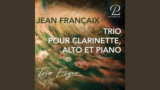 Trio pour clarinette alto et piano V Presto [upl. by Aicnorev924]