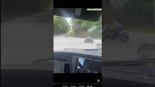 Guy on motorcycle 🏍 running away from police chase 150 mph getaway [upl. by Sidon943]