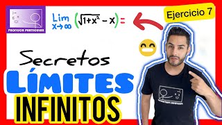 ✅LÍMITES al Infinito con Raíz Ejercicio 𝙍𝙚𝙨𝙪𝙚𝙡𝙫𝙚 𝙚𝙣 7 𝙢𝙞𝙣𝙪𝙩𝙤𝙨😎​🫵​💯​ Cálculo Diferencial [upl. by Iluj]