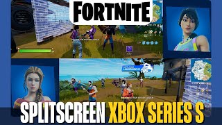 How to Play Fortnite SPLIT SCREEN on XBOX Series S 2024 [upl. by Baryram]