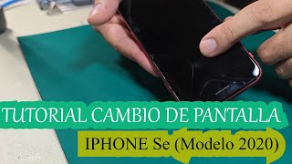 Tutorial cambio de pantalla Iphone Se 2020 [upl. by Icrad574]