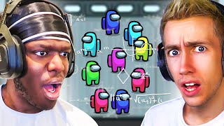 SIDEMEN play AMONG US but everyone has 200 IQ Sidemen Gaming [upl. by Ibmab]