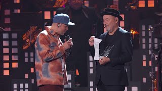 Residente le dedica un mensaje a Ruben Blades Persona del Año 2021 [upl. by Darbee]