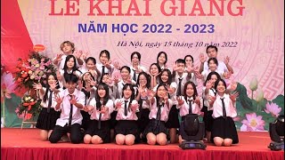 LỄ KHAI GIẢNG NĂM HỌC 20222023 Flashmob THANH XUÂN CỦA CHÚNG TA  Đội Văn Nghệ HUP [upl. by Libby]