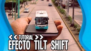 EFECTO TILT SHIFT MAQUETA O MINIATURA TUTORIAL PHOTOSHOP [upl. by Faires]