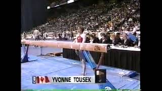 Yvonne Tousek 🇨🇦 BB 9675 1995 Subway World Challenge [upl. by Yruok]